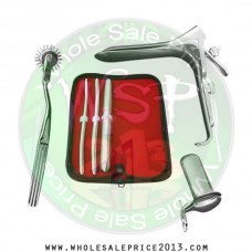 Hegar uterine dilator 3 pieces set, 7-8, 9-10, 17-18, inwheel, grave small, collin medium